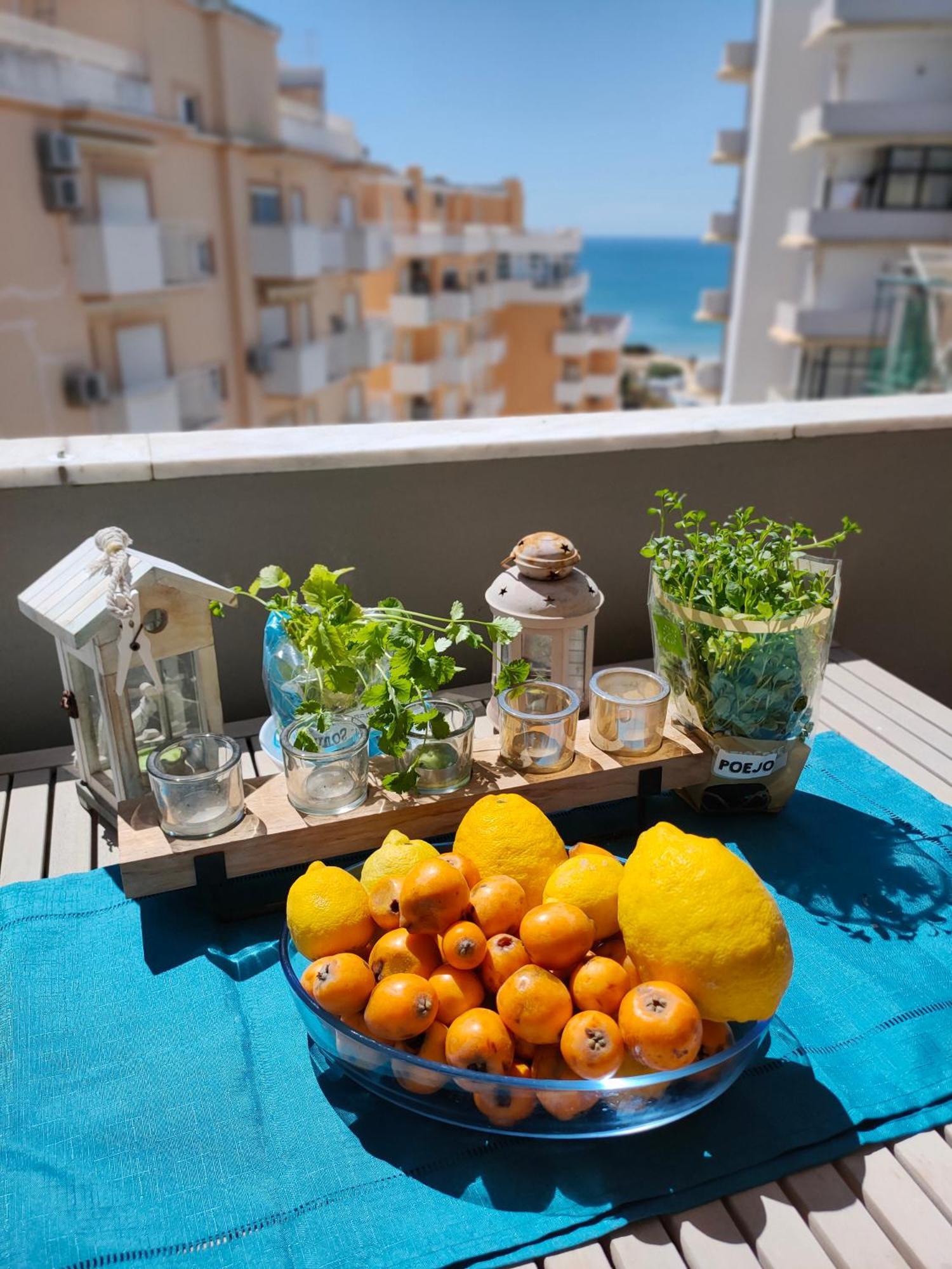 Cantinho Do Sol - Sea View, Quiet, Cozy And Relaxing Flat Armação de Pêra Kültér fotó